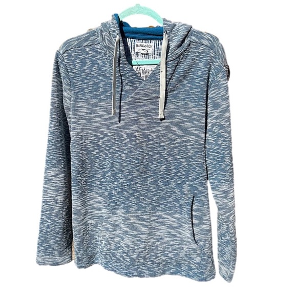 Sz L-Hang Ten brand hooded pullover with front pocket 🤙 - Picture 1 of 8